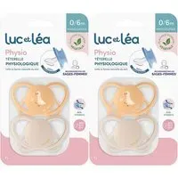 LUC ET LEA Duo de sucettes physiologiques – Oie 2x1 pc(s)