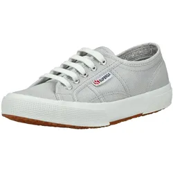 Sneaker SUPERGA "Superga Sneaker Baumwolle", Gr. 41, grau (hellgrau), Textil, casual, Schuhe
