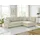 s-style möbel Ecksofa Cord 4-Sitzer Beige