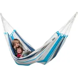 La Siesta Caribena aqua blue 230 x 140 cm blau/weiß