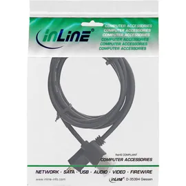 InLine HDMI-Kabel A an D 0,3 m Schwarz/Gold