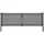 vidaXL Gartentor 400 x 100 cm Anthrazit