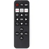 Nedis TVRC23SNBK - Vorprogrammiert - 2 Geräte - Disney + Button/Netflix Button - Infrarot Schwarz