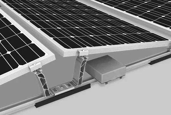 K2 Systems D-Dome Set für 4 Module auf Flachdach PV Unterkonstruktion
