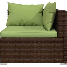 vidaXL Garten-Lounge-Set 5-tlg. braun