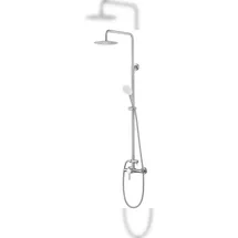 TRIZERATOP Duschsäule aus Edelstahl mit Dusch-Set STEELY 1