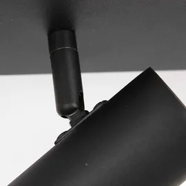 Steinhauer Deckenleuchte Deckenstrahler Metall Gold Schwarz Spots verstellbar H 20 cm