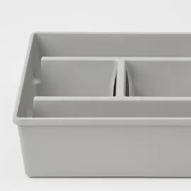 IKEA Fach für Schreibutensilien 35 x 24 x 14 cm 1-tlg. hellgrau