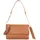 Valentino Hira Flap Bag Schultertasche Kunstleder Brown