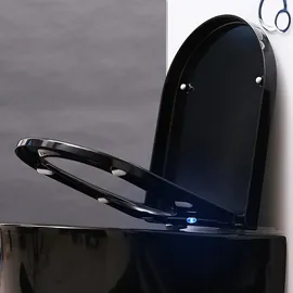 Bernstein WC-Sitz U1002 Schwarz mit LED-Beleuchtung