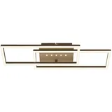 Briloner LED Deckenlampe 1-flg. braun/gold
