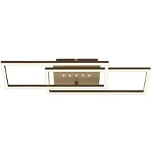 Briloner LED Deckenlampe 1-flg. braun/gold