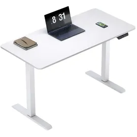 Möbel Kraft Schreibtisch ¦ weiß ¦ Maße (cm): B: 120 H: 73 T: 60.0