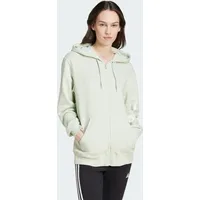 Adidas Essentials Linear French Terry Kapuzenjacke Linen Green S