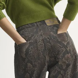 adidas DENIM-HOSE Locker Geschnitten Braun 38 34