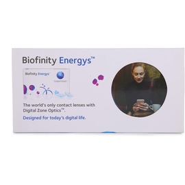 CooperVision Biofinity Energys 3 Linsen) PWR:-2.5, BC:8.6, DIA:14