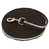 Kerbl Covalliero Longierleine Softlonge, braun/hellblau