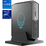 Intel NUC 12 Enthusiast Mini Gaming PC Serpent Canyon, 32GB RAM & 1TB SSD, Intel Core i7-12700H Prozessor (24M Cache, bis zu 4,70 GHz), Intel Arc A770M Grafik mit 16GB GDDR6 VRAM (NUC12SNKi72)