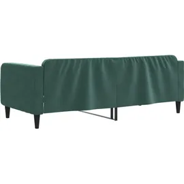 vidaXL Tagesbett Dunkelgrün 100x200 cm Samt