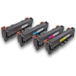 D&C Toner Set 046H für Canon i-SENSYS MF733Cdw - Schwarz 6.300 Seiten, Farben je 5.000 Seiten