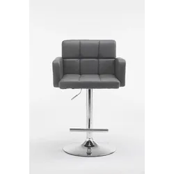 CLP Barhocker Los Angeles grau/chrom