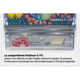 Beko BCSA285E4ZSN Einbau-Kühlgefrierkombination (271 l, Weiß)