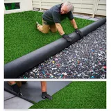 MDEKOR Kunstrasenteppich Outdoor in Echtrasen-Optik 350 x 200 cm