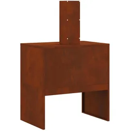 vidaXL Feuerplatz Ø 96 cm Braun