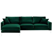 JVmoebel Ecksofa, Loft Sofa Luxus Eckcouch Möbel Eckgarnitur Samt Couchen sofas grün grün