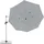 Doppler Active Ø 370 cm hellgrau