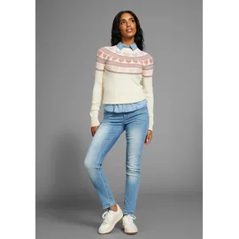 KangaROOS Norwegerpullover mit Herzen Gr. 48/50, beige-melange, , 56738322-48