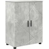 vidaXL Badezimmerspiegelschrank 60 cm grau