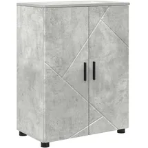 vidaXL Sylas Badezimmerschrank 60 x 80 x 35 cm Grau