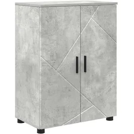 vidaXL Sylas Badezimmerschrank 60 x 80 x 35 cm Grau