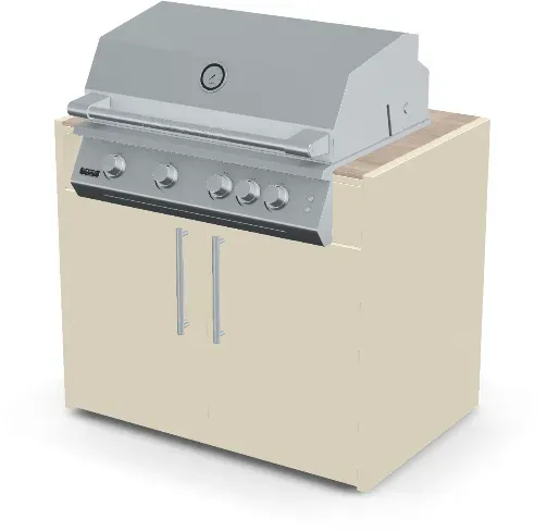 Brabura Fusion 400 RS Modul - Summer Dala / Perle Blanche / Silberner Griff