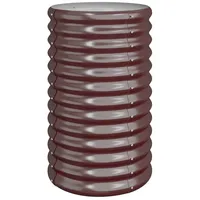 VidaXL Pflanzkübel Pulverbeschichteter Stahl 40x40x68 cm Braun