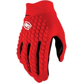 100% Sport Status Helment Handschuhe, rot, XL
