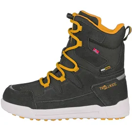 TROLLKIDS Finnmark Schneeschuhe - Anthracite / Golden Yellow - EU 39
