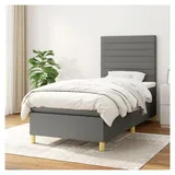 Lattenrost für Bett und Matratze, 90 x 190 cm, Dunkelgrau