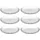 LEONARDO Cucina Optic Dessertteller 18 cm weiß 6er Set