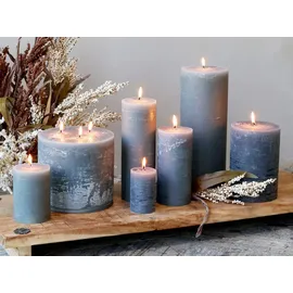Chic Antique Macon Stumpenkerze 20 x 7 cm stone