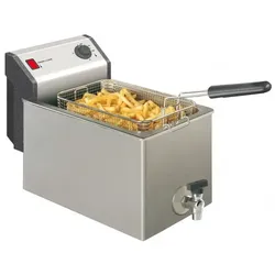 Elektro-Fritteuse von Neumärker : mit Fettablauf