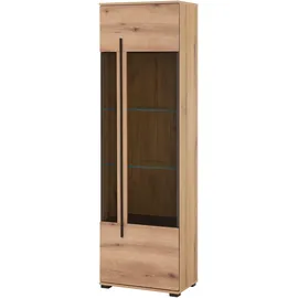Home Affaire Vitrine Cantara 60 x 37 x 200 cm Braun