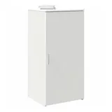 vidaXL Lagerschrank Weiß 50x45x103,5 cm Holzwerkstoff