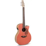 Applause E-Akustikgitarre Jump OM Cutaway Electro Peach