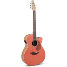 Applause E-Akustikgitarre Jump OM Cutaway Electro Peach