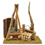 RIFFELMACHER & WEINBERGER Riffelmacher Lagerfeuer am Baum mit LED-Licht 12x12 cm