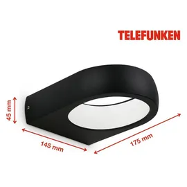 Telefunken Wand-& Deckenleuchte 320205TF 7,5 W E27 Neutralweiß 680 lm