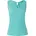 Jersey-Top mit Cut-out und Schleife türkis 44