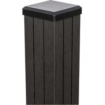 GROJA Pfosten 7 x 300 cm Anthrazit/Stahl